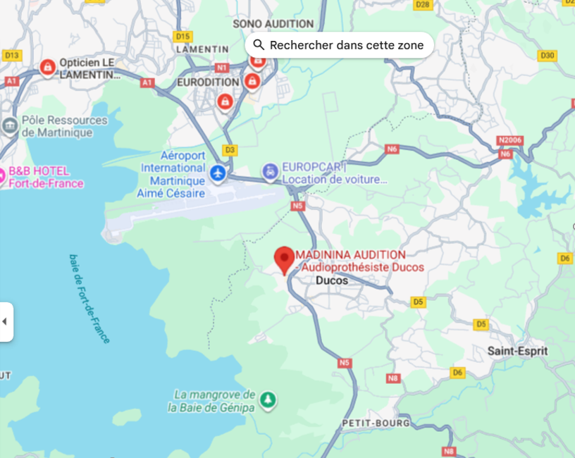 Localisation googlemaps MADININA AUDITION